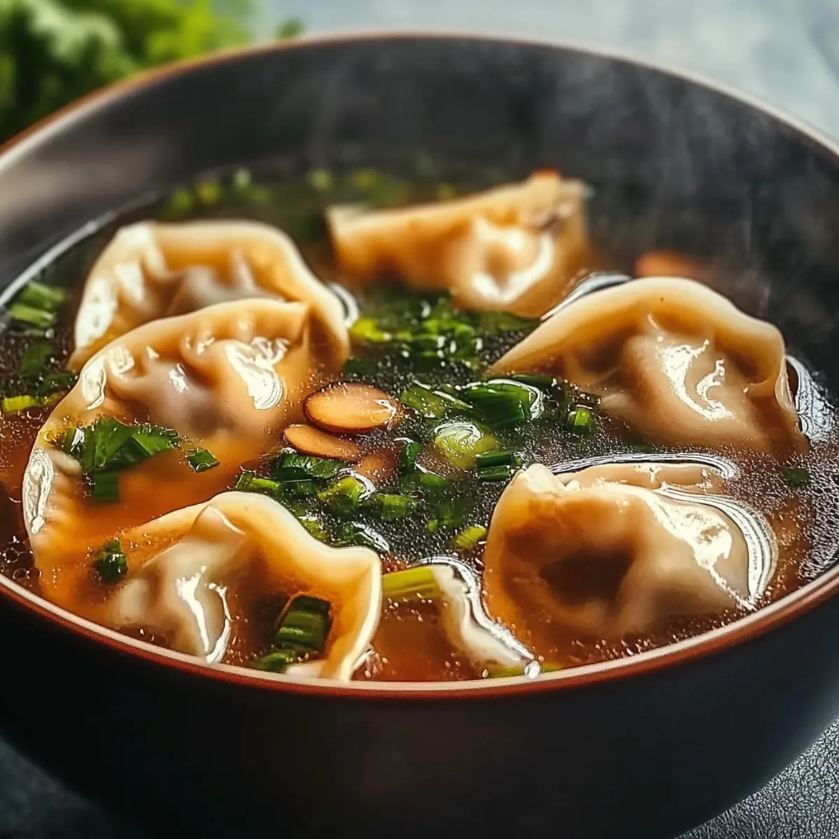 Potsticker Soup Comforting Flavorful Bowl
