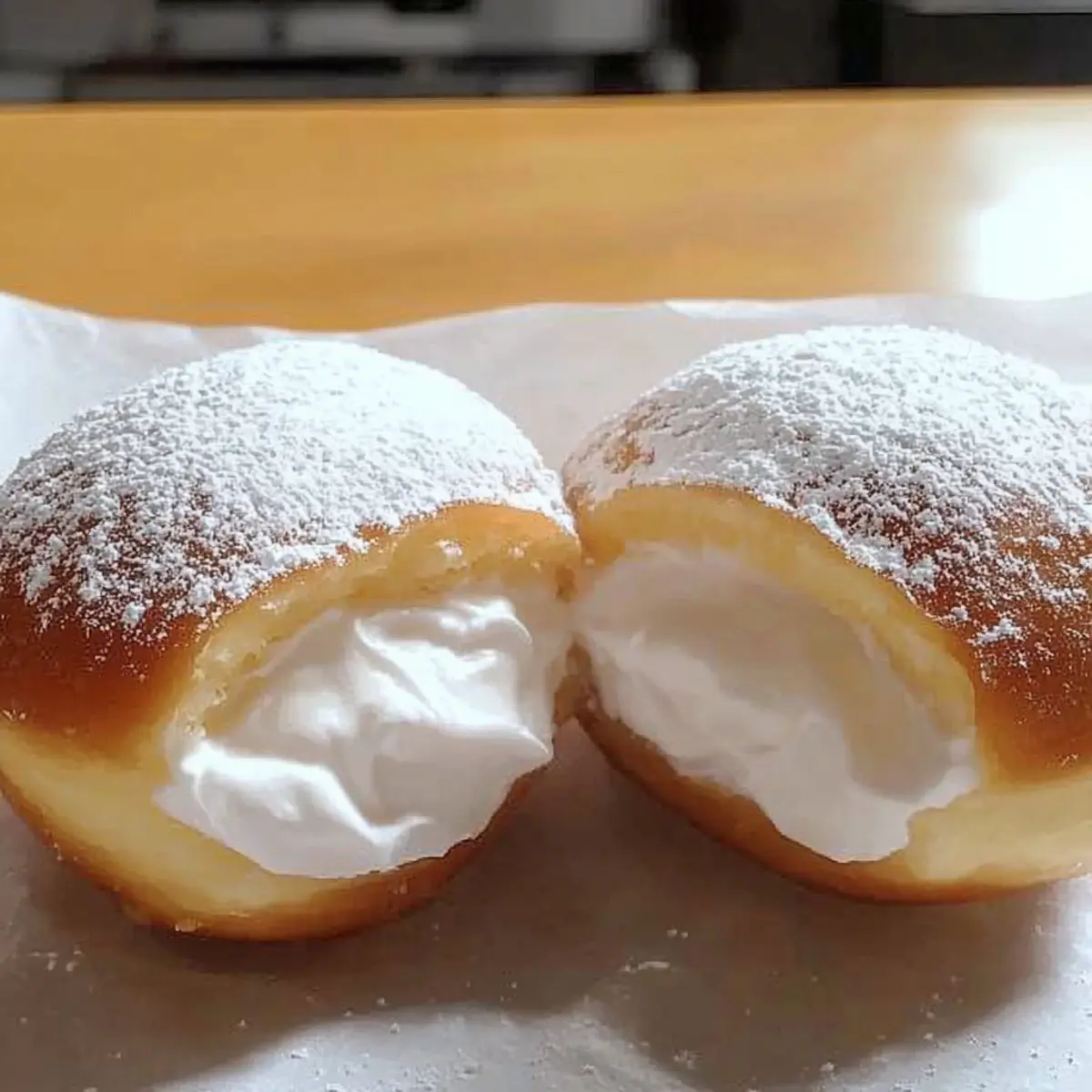 Irresistibly Fluffy Korean Milk Cream Donut