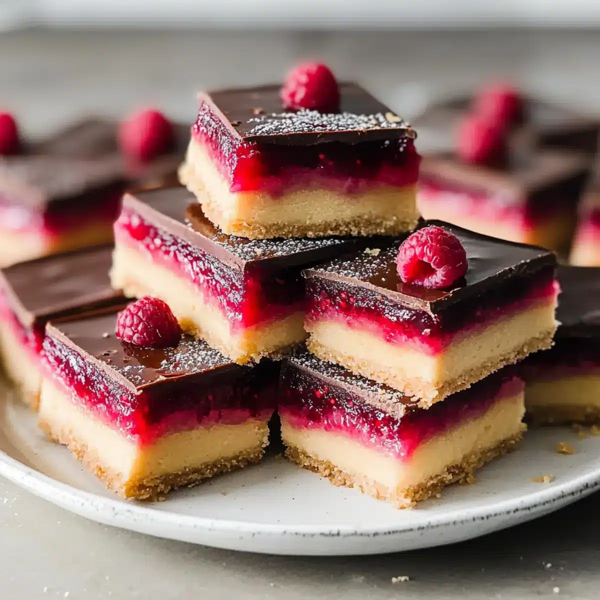 Raspberry Caramel Millionaires Shortbread