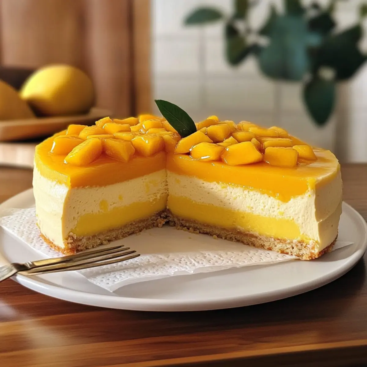 Mango Mousse Cake