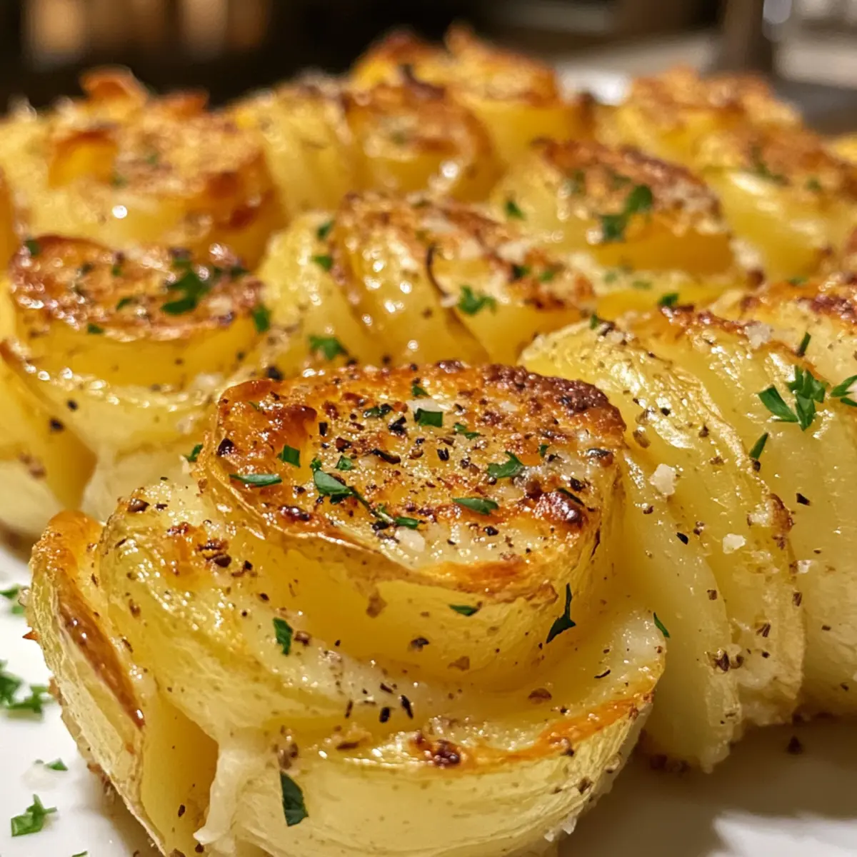 Garlic Parmesan Duchess Potatoes