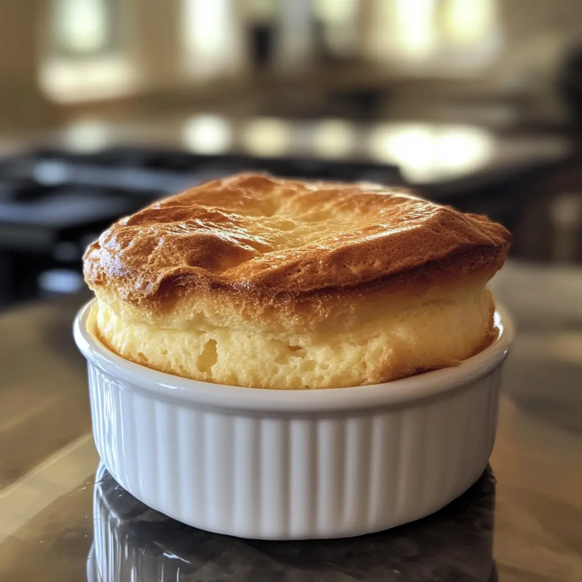 Fluffy French Vanilla Soufflé