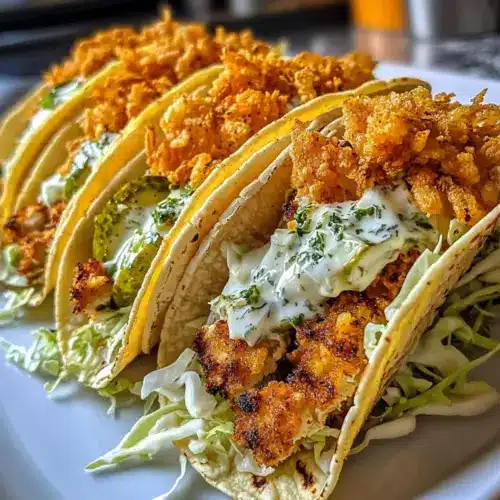 Dill Pickle Ranch Smash Chicken Tacos