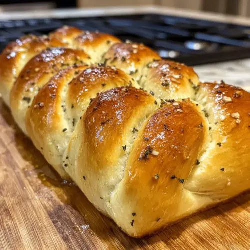 Garlic Herb Braided Bread