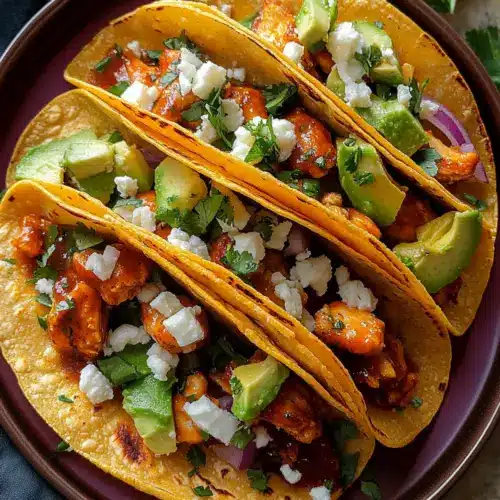Crispy Honey Chipotle Chicken Tacos