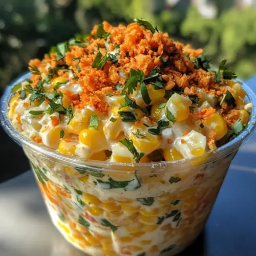 Mexican Corn in a Cup