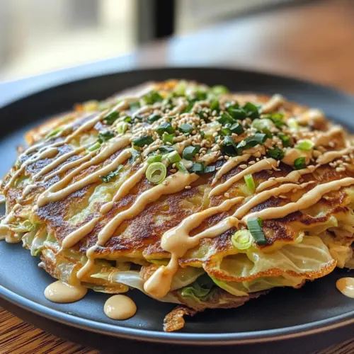 Japanese Cabbage Pancake