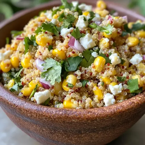 Mexican Street Corn Quinoa Salad