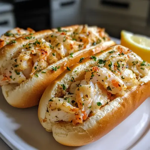 Garlic Butter King Crab Rolls