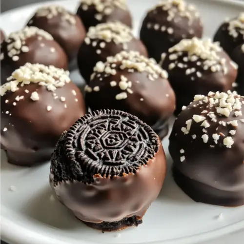 Cream Cheese Oreo Protein Balls