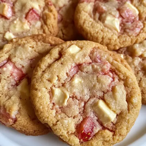 Strawberry Milkshake Cookies