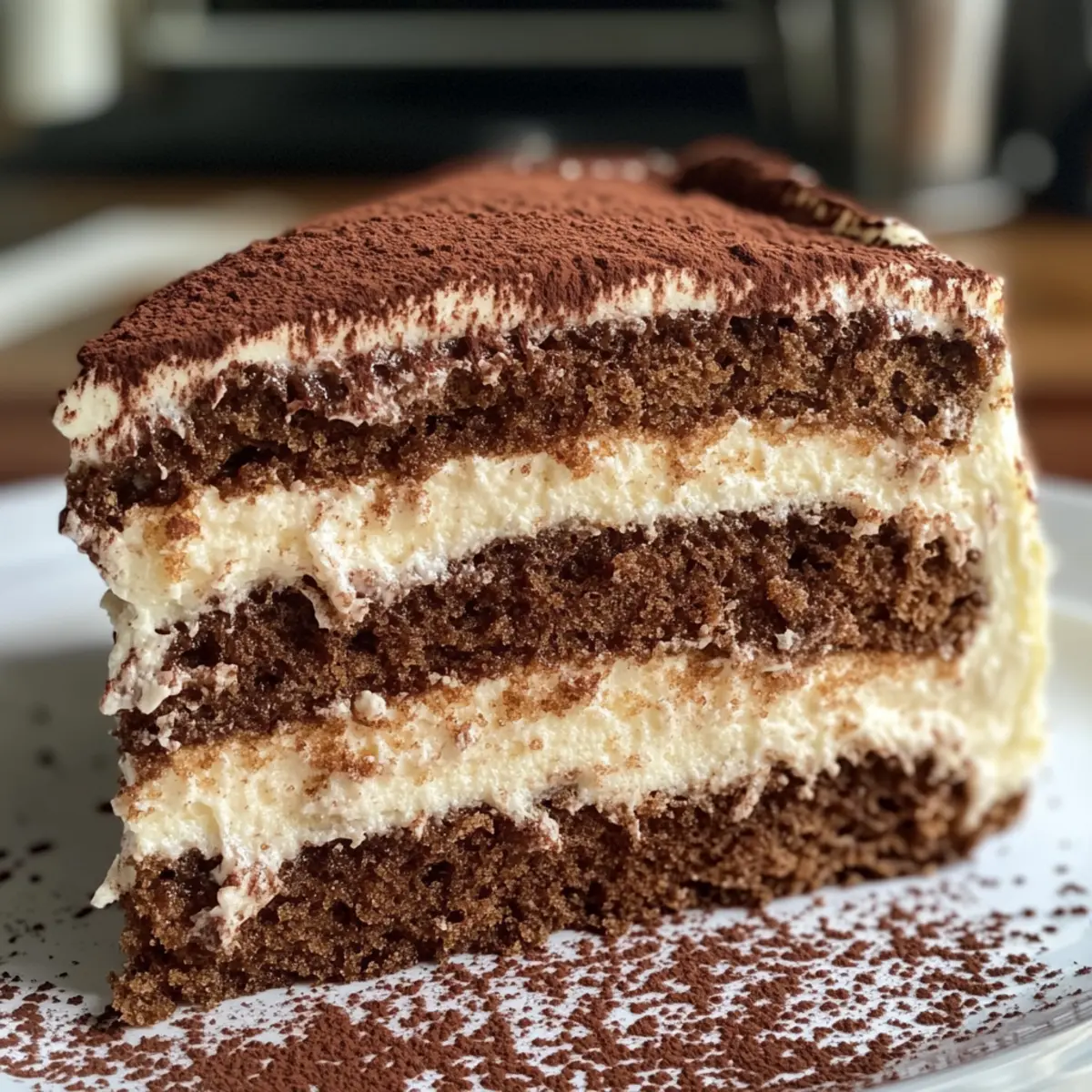 Tiramisu Cake with Mascarpone Frosting