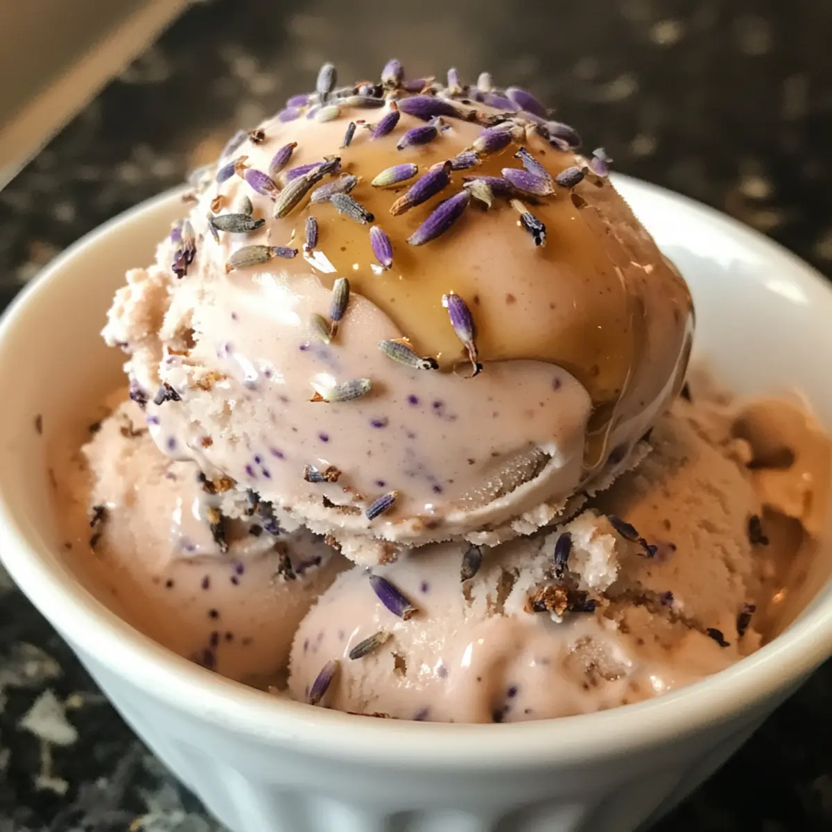 Honey Lavender Ice Cream