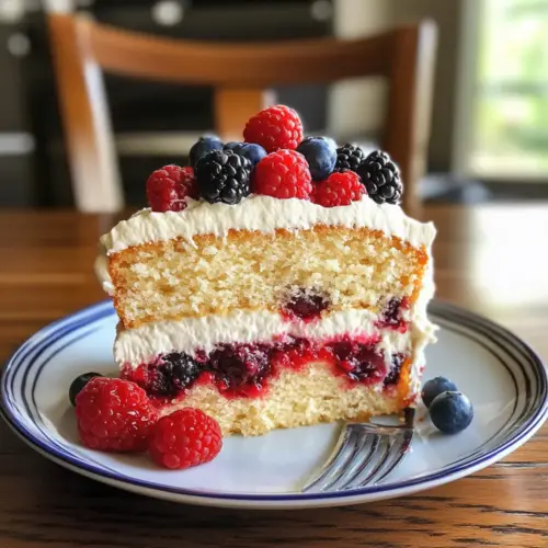 Berry Chantilly Cake