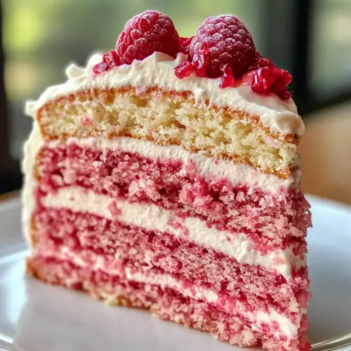 Almond Raspberry Cake