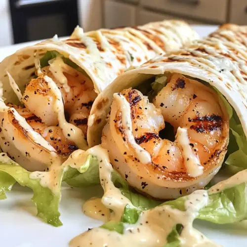 Grilled Shrimp Caesar Wraps