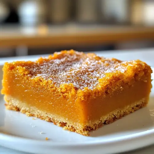 Sugar Cookie Vegan Pumpkin Bars