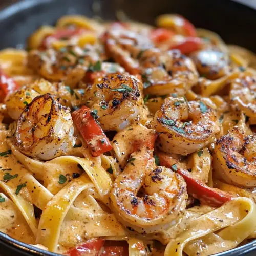 Blackened Shrimp Stroganoff