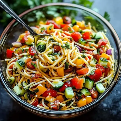 Spaghetti Salad With Italian Dressing