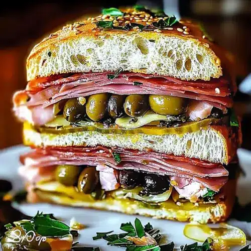 Italian Muffuletta Sandwich