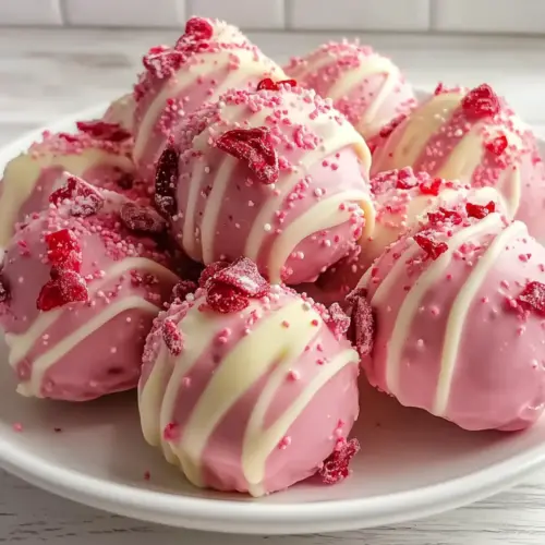 Strawberry Shortcake Truffles