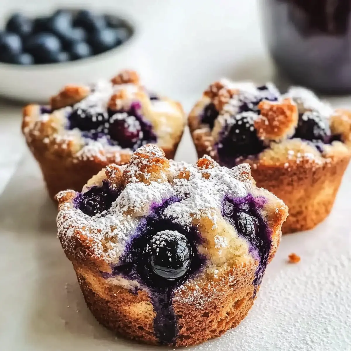 Blueberry Monkey Bread Muffins
