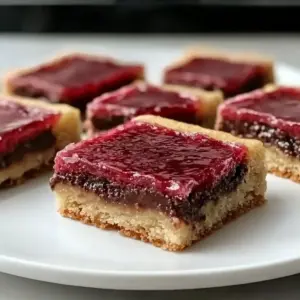No Bake Rhubarb Cheesecake Squares