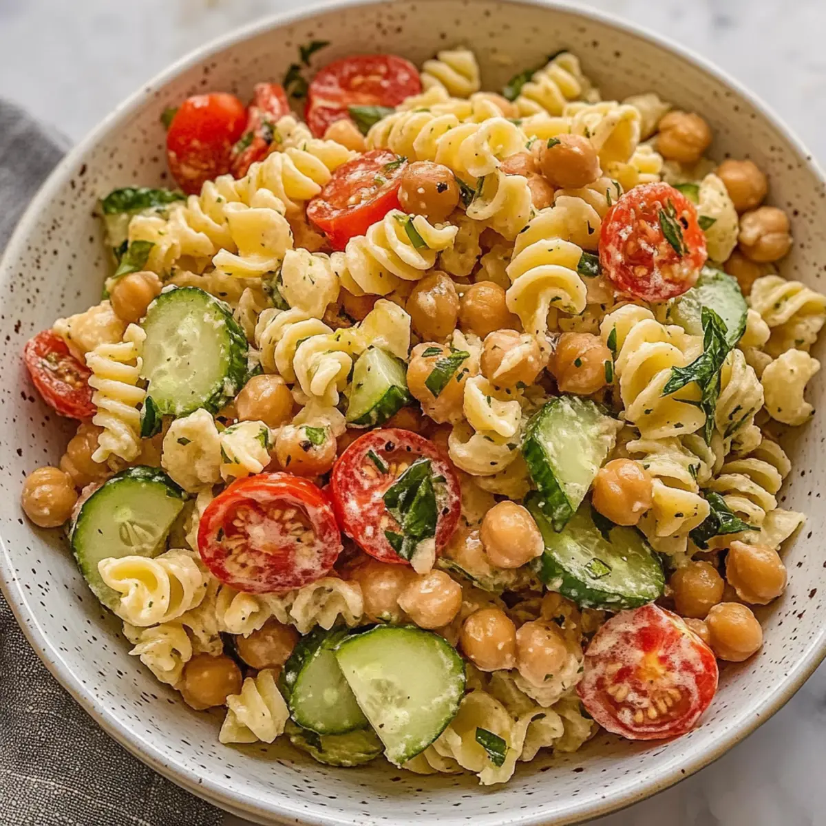 Chickpea Pasta Salad