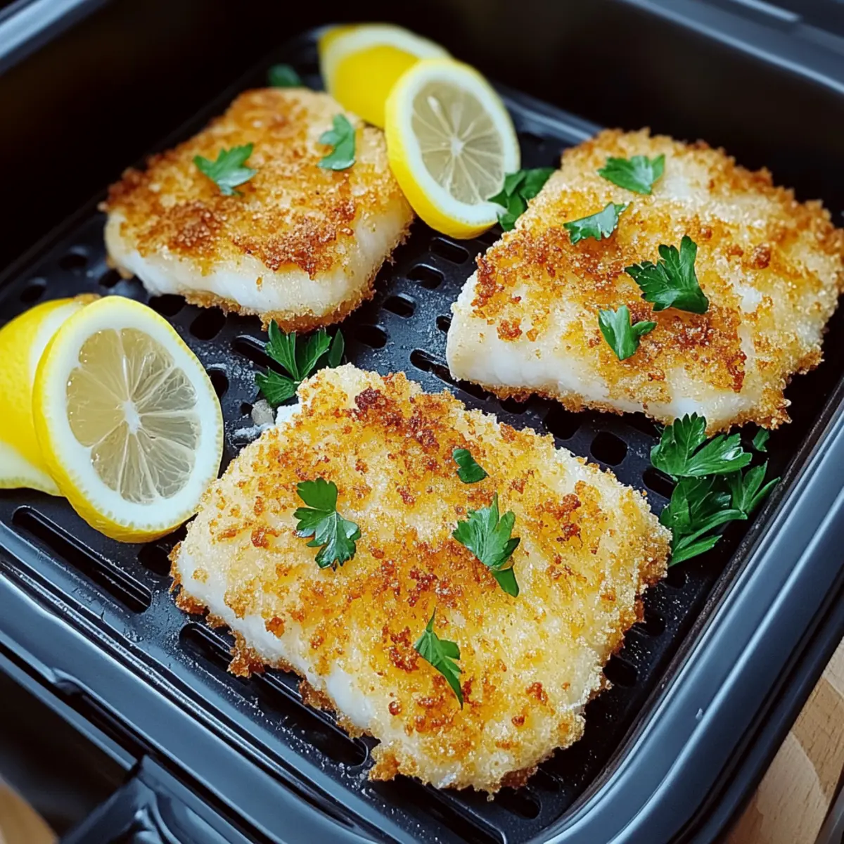 Crispy Air Fryer Cod Fish