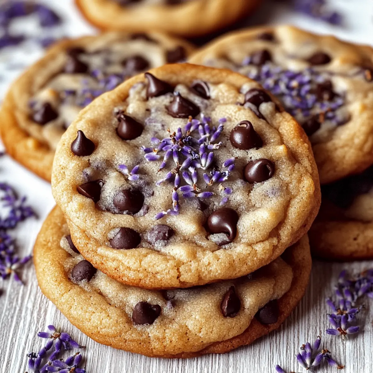 Lavender Chocolate Chip Cookies