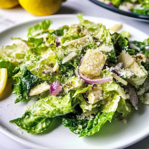 emon Parmesan Lettuce Salad