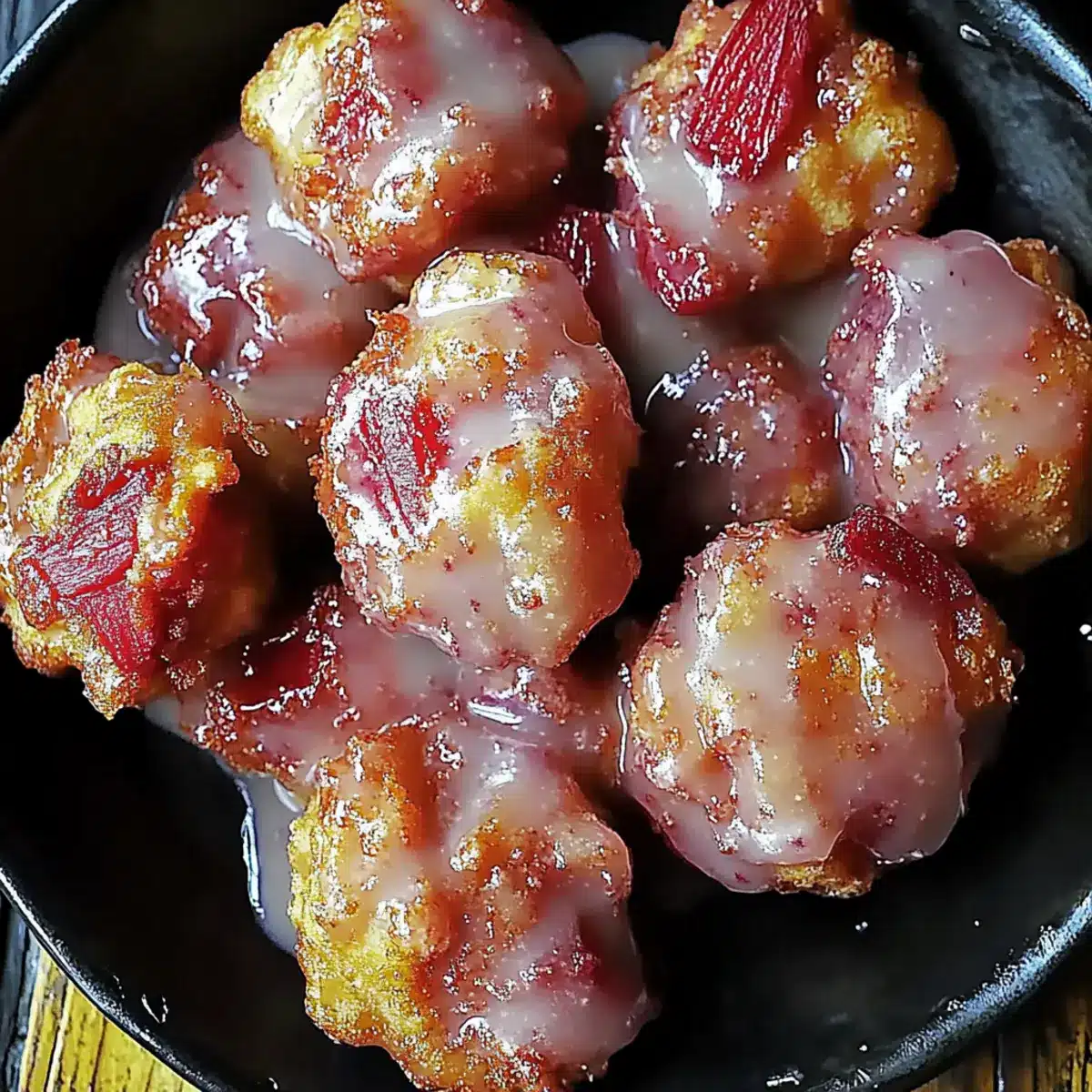 Rhubarb Fritters