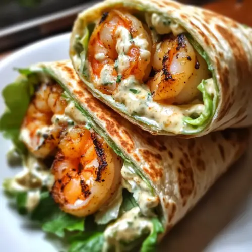 Grilled Shrimp Caesar Wraps