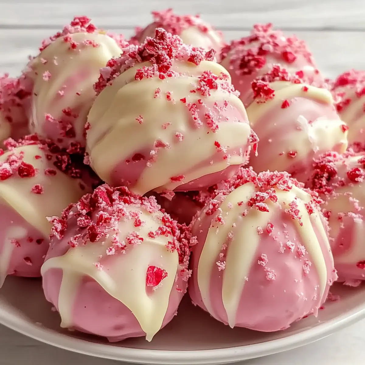 Strawberry Shortcake Truffles