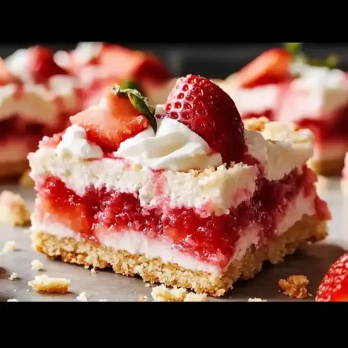 Strawberry Shortcake Bars