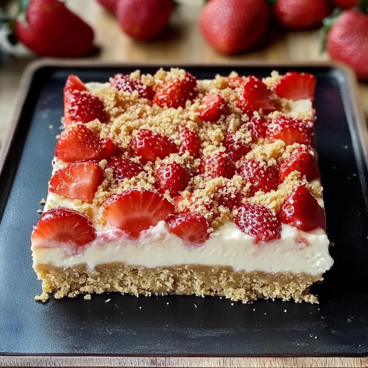 Strawberry Cheesecake Bars