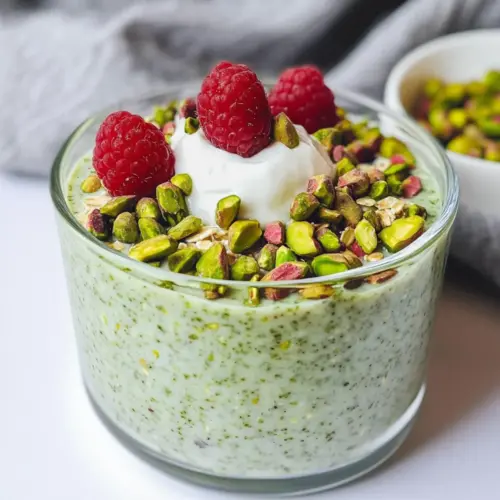 Pistachio Overnight Oats