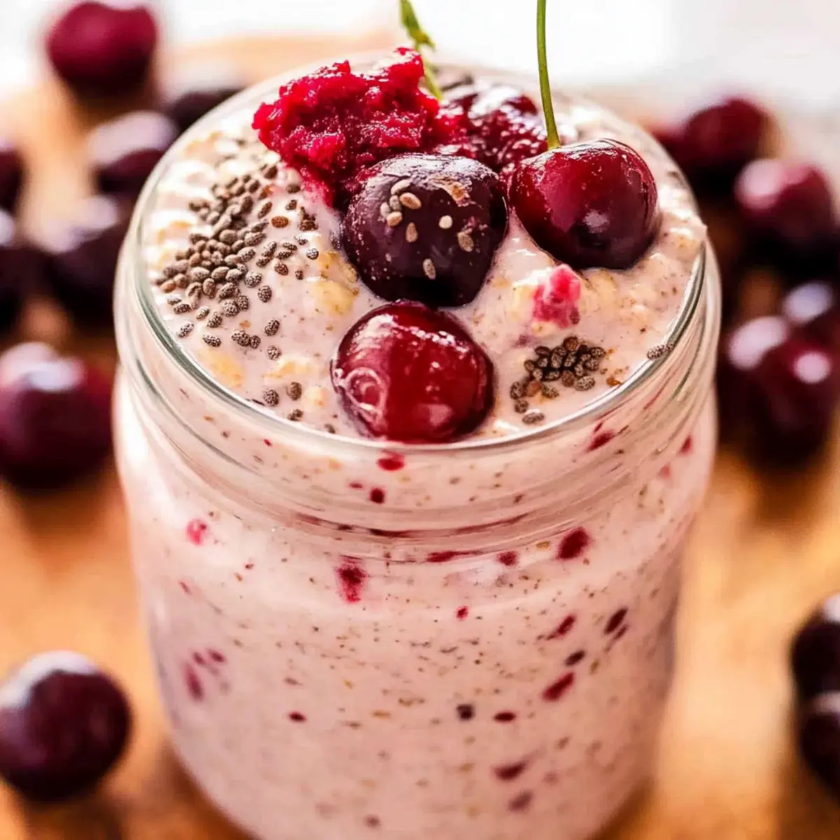 Cherry Overnight Oats