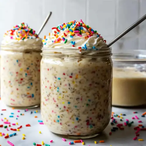 Birthday Cake Overnight Oats