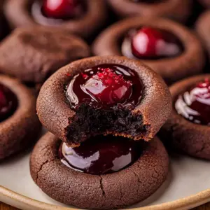 Chocolate Cherry Cookies