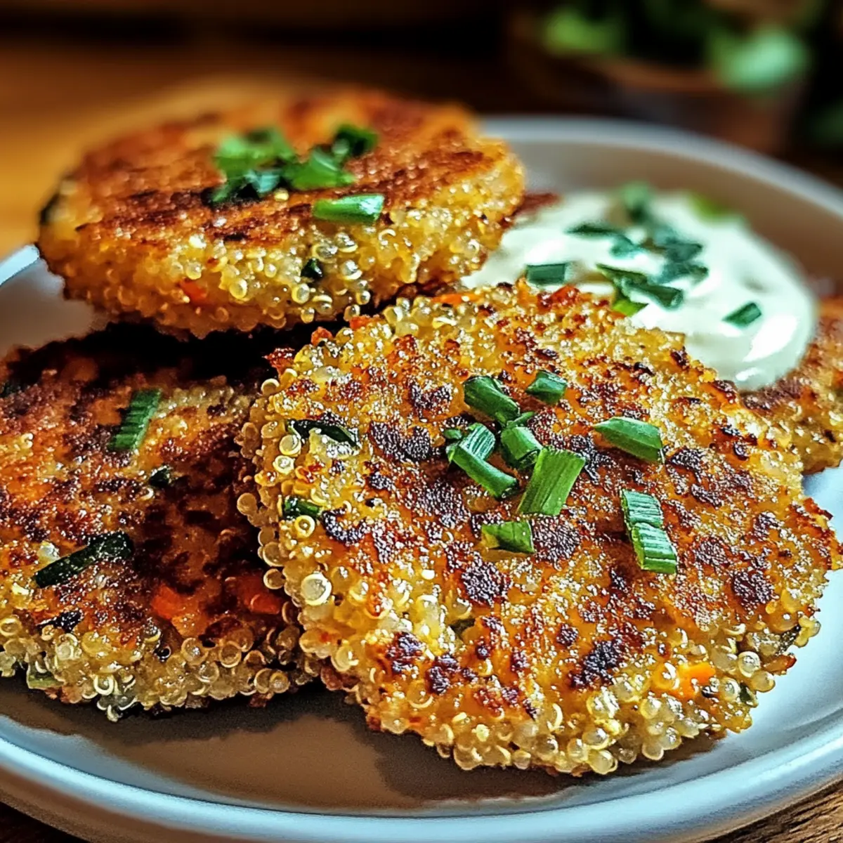 Crunchy Quinoa Veggie Patties