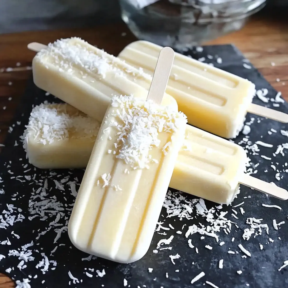 Coconut Mango Popsicles