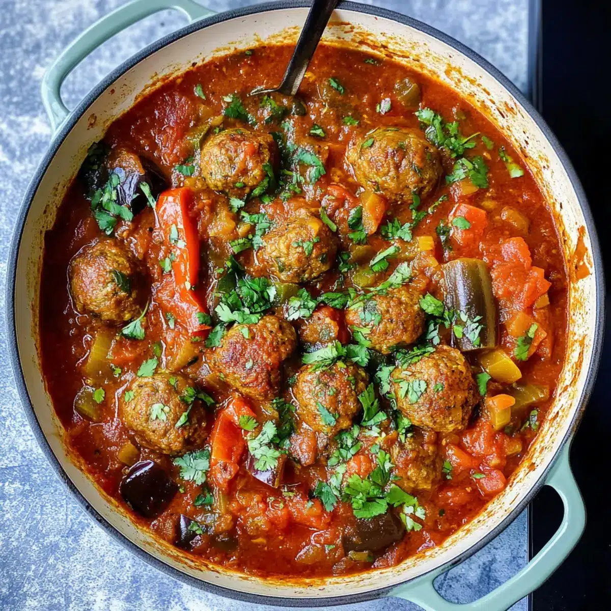 Moroccan Meatball Stew