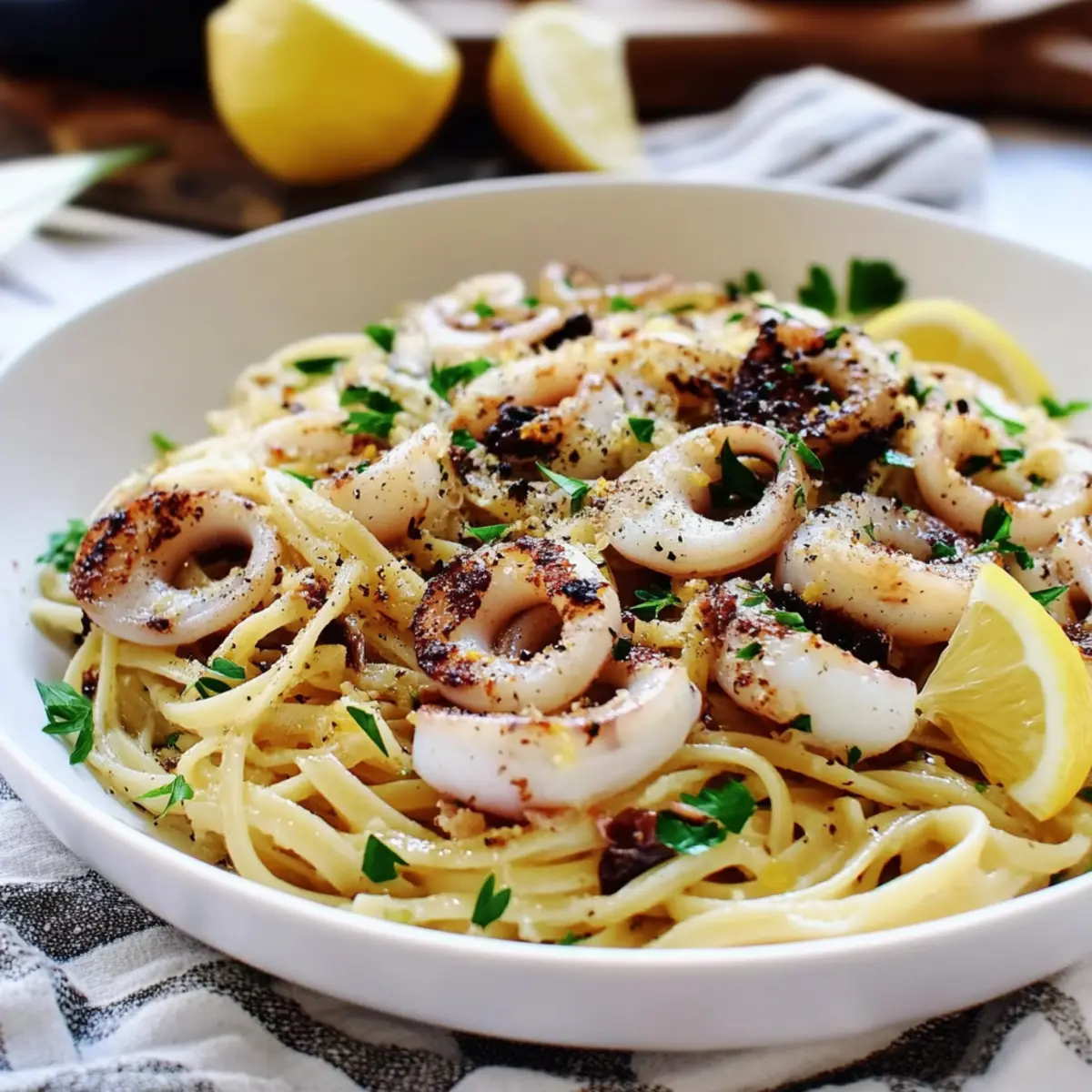 Simple Squid Piccata