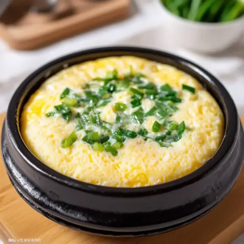 Korean Volcano Steamed Egg