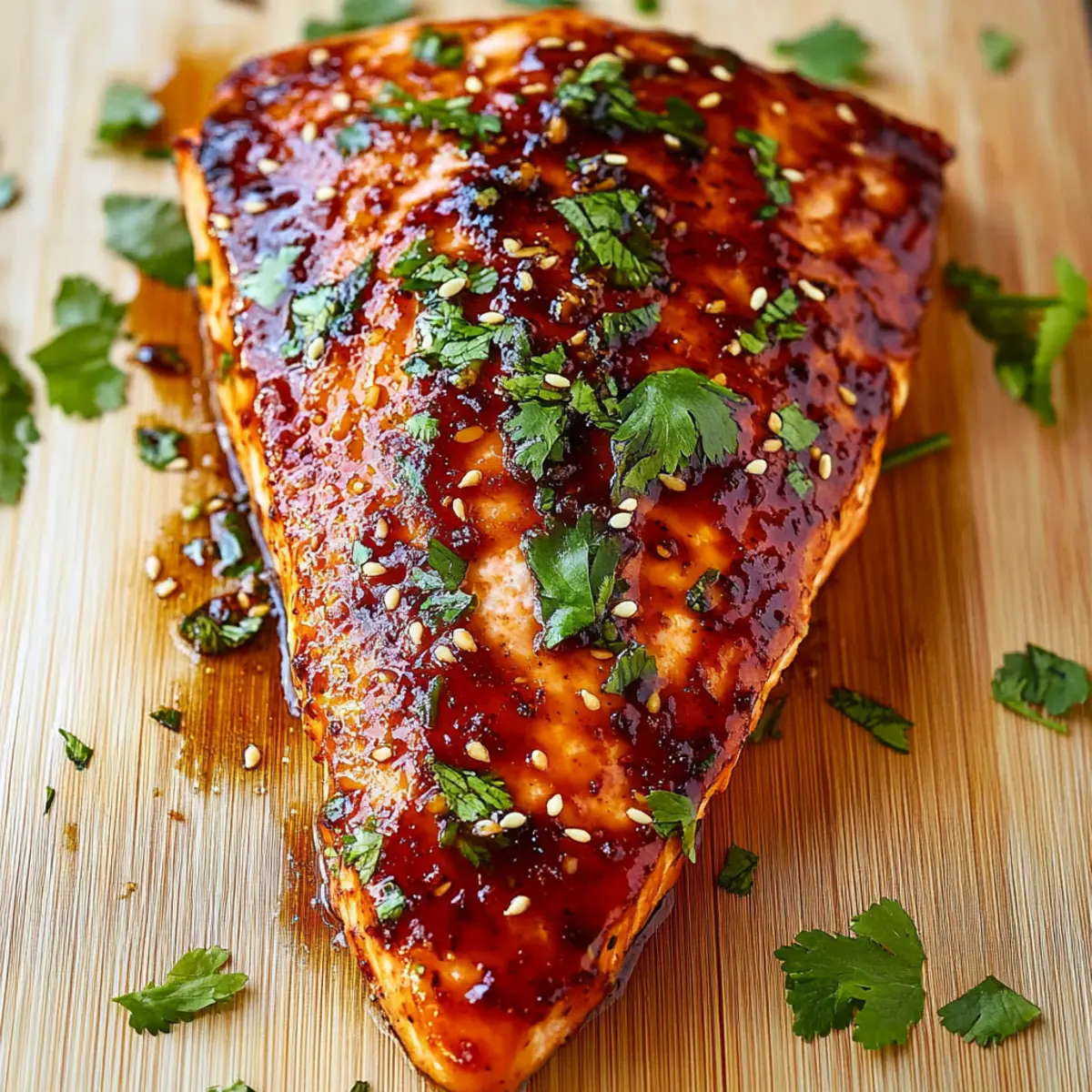Baked Honey Sriracha Salmon