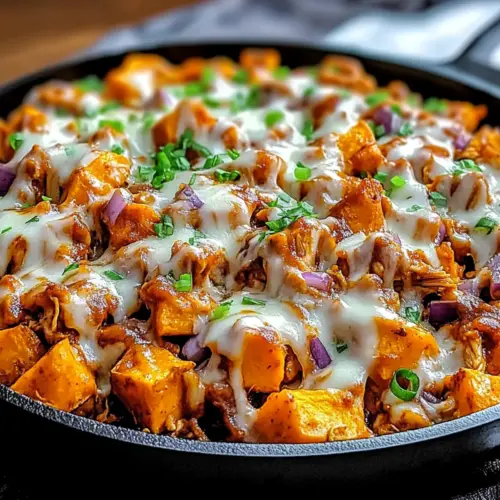 BBQ Chicken Sweet Potato Skillet