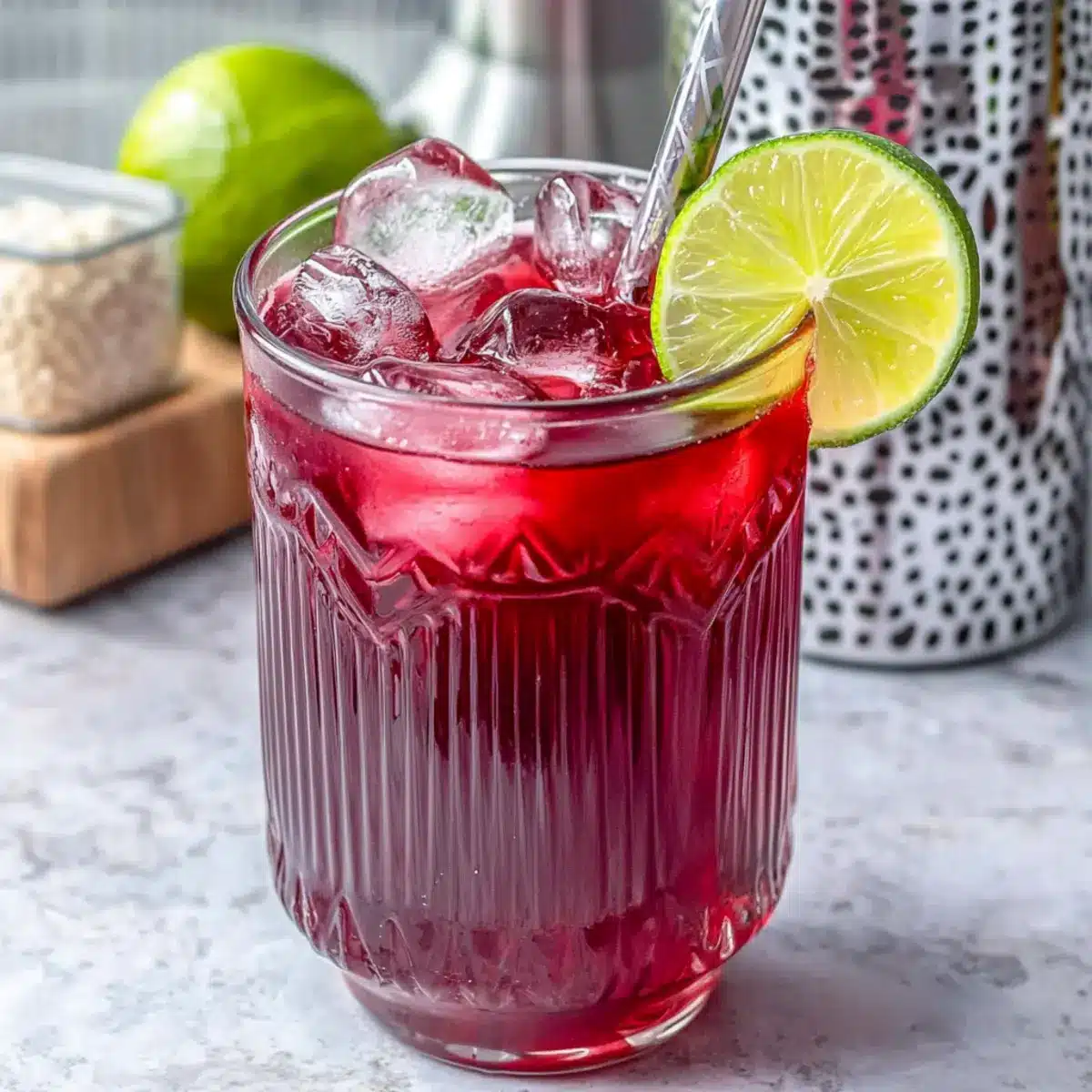 Hibiscus Iced Tea