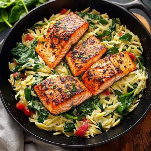 Salmon Orzo