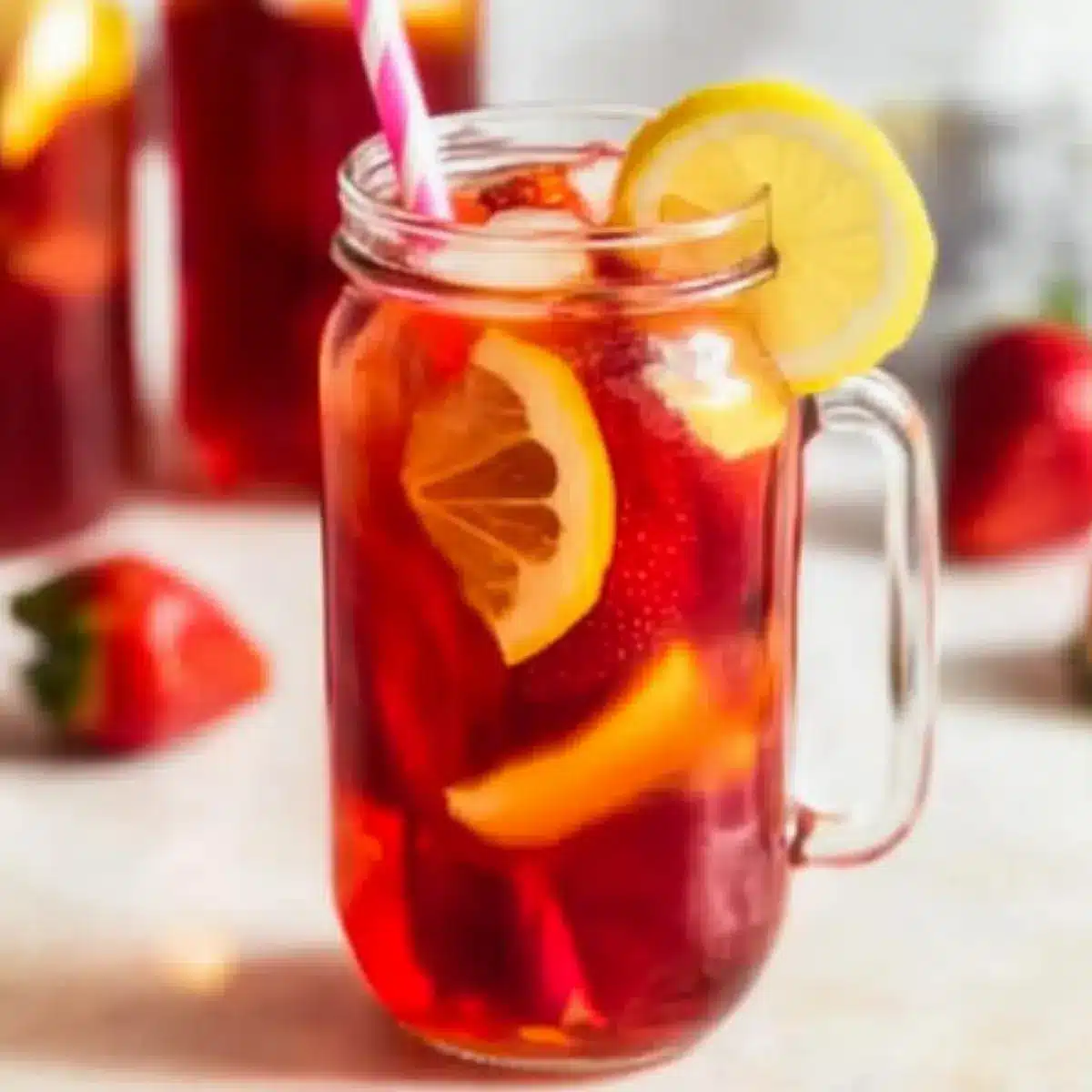 Iced Strawberry Tea
